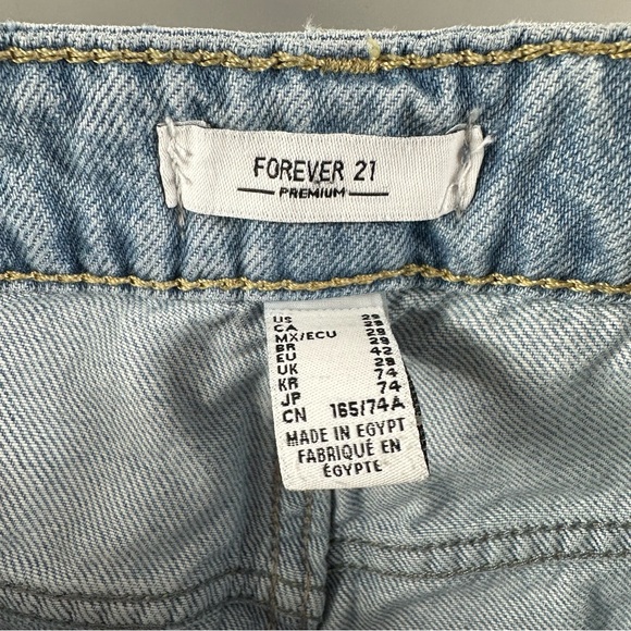 Forever 21 Medium Wash Mom Jeans - Picture 5 of 6